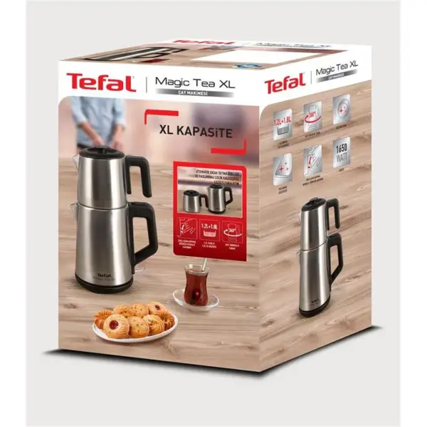 Tefal Magic Tea XL Bakır Çay Makinesi