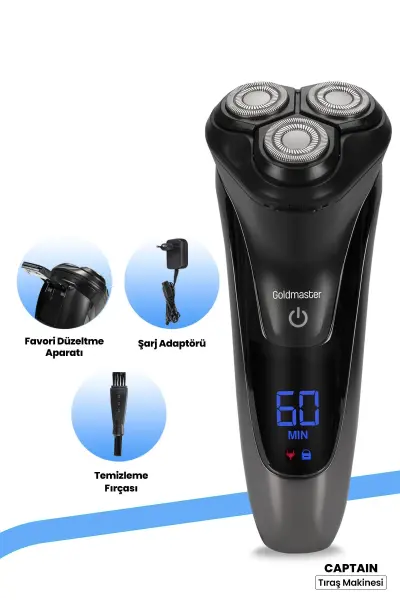 Goldmaster Captain GM-9120 Islak Kuru Tıraş Makinesi