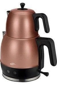 GOLDMASTER BY-5323K MAXİ DEMRE KIRMIZI ÇELİK ÇAY MAKİNESİ