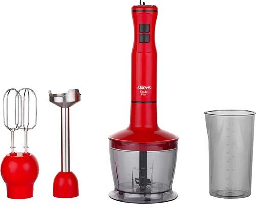 Stilevs Kendo Plus El Blender Seti Kırmızı