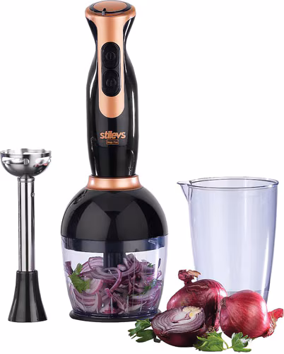 Stilevs Mago Plus Siyah 1000 W Blender Seti