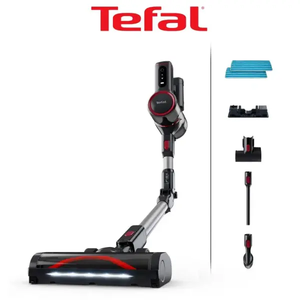 TEFAL TY6T90TR X-Force Flex 8.60 Max Aqua Kablosuz Şarjlı Dikey Süpürge