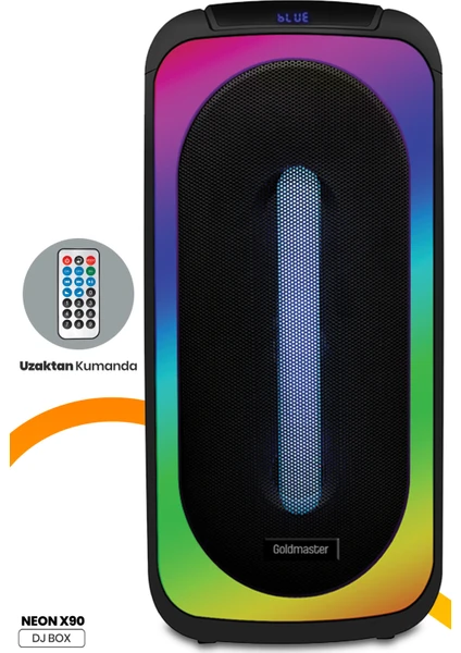 Goldmaster Neon X90 Dj Box Bluetooth Hoparlör