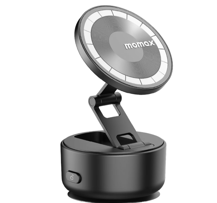 MOMAX KH20D SNAP GO OTOM VAKUMLU MAGSAFE SİYAH TELEFON STANDI