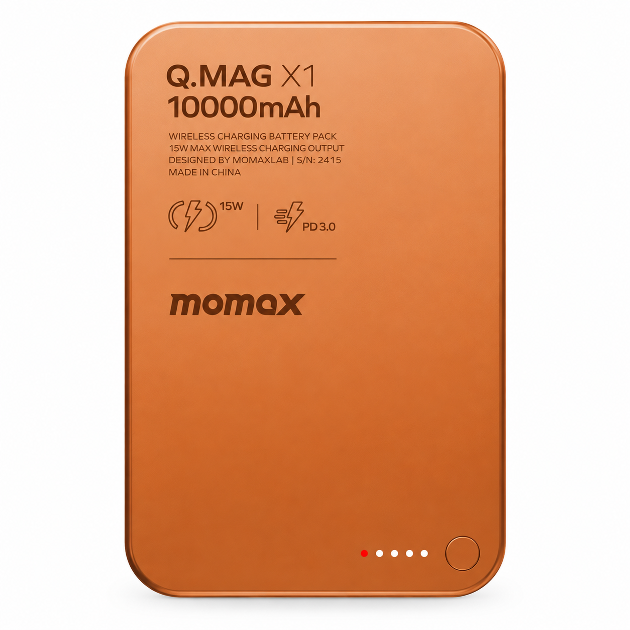 MOMAX IP117AM Q.MAG X1 10000MAH MAGSAFE TURUNCU POWERBANK