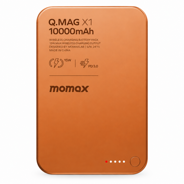 MOMAX IP117AM Q.MAG X1 10000MAH MAGSAFE TURUNCU POWERBANK