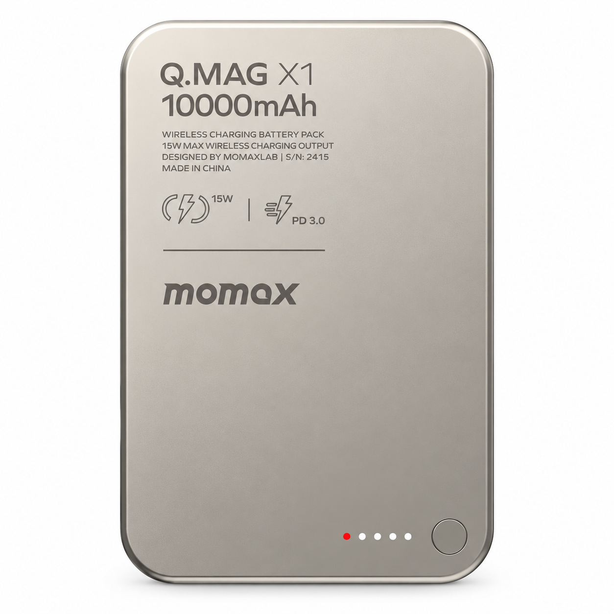 POWERBANK MOMAX IP117AE Q.MAG X1 10000MAH MAGSAFE TİTANIUM POWERBANK