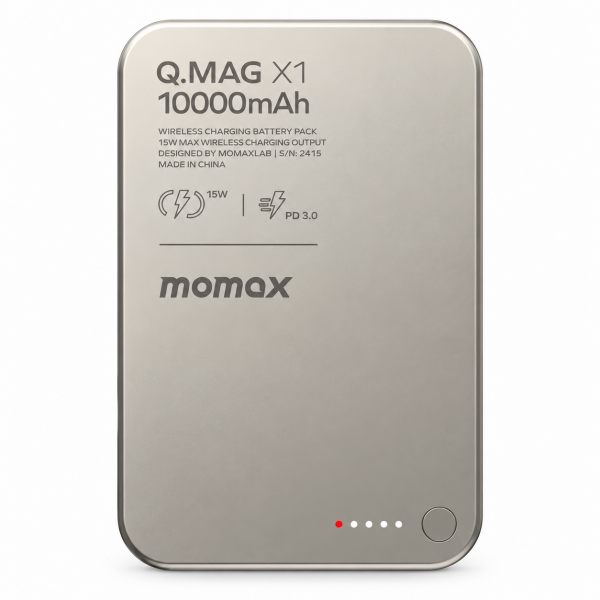 POWERBANK MOMAX IP117AE Q.MAG X1 10000MAH MAGSAFE TİTANIUM POWERBANK