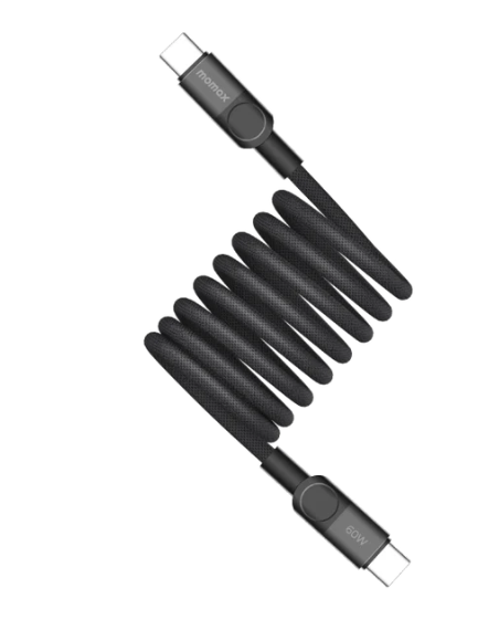MOMAX DC61D MAG LINK USB-C TO USB-C 2MT 60W BLACK ŞARJ KABLOSU