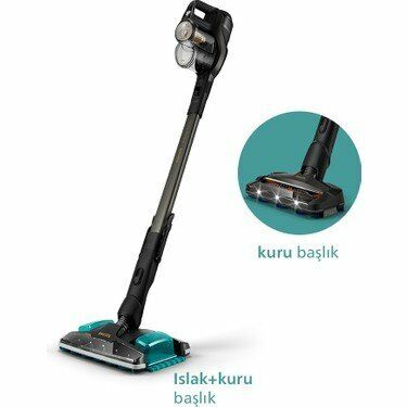 PHILIPS XC8349/01 AQUA PLUS 25.2V DİKEY ŞAJLI SÜPÜRGE