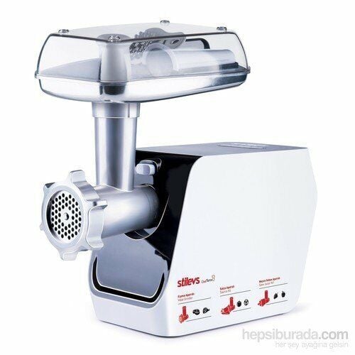 Stilevs Chefturco Sgh21500 Et Kıyma Makinesi Beyaz-Siyah
