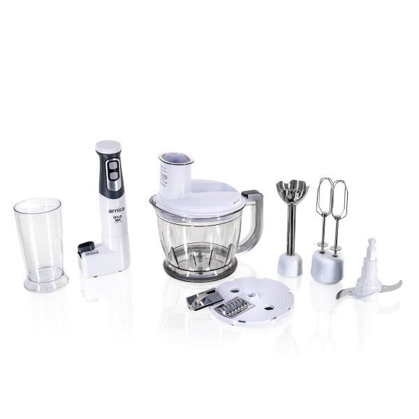 Arnica Diva Pro Beyaz Doğrayıcı Blender Seti